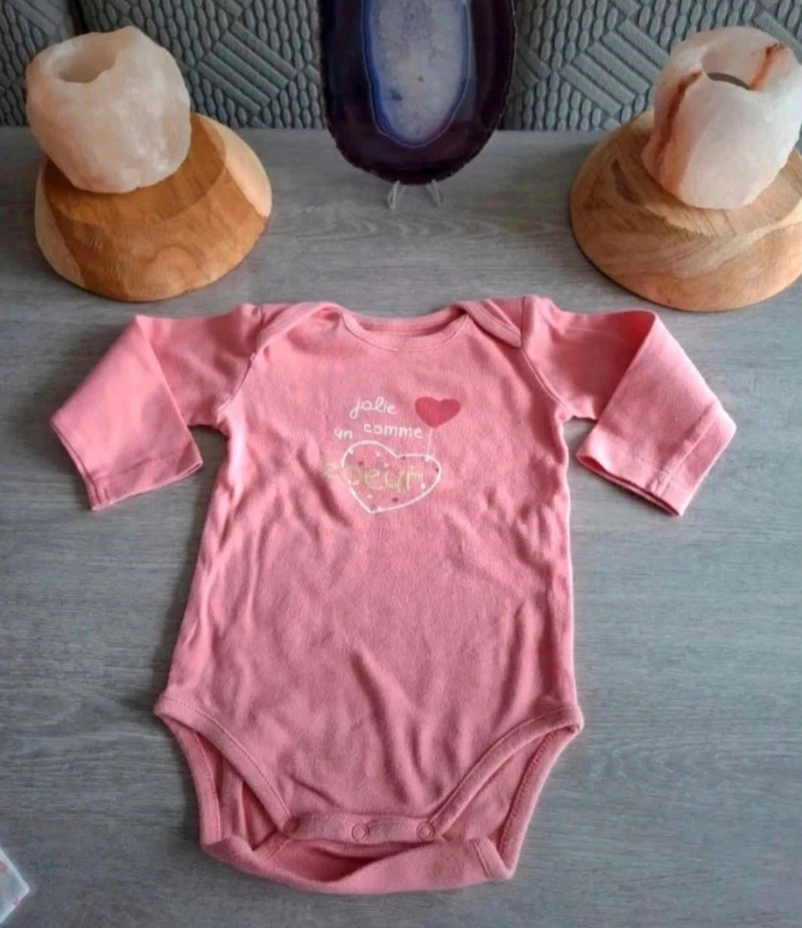 Bodies para meninas tamanho 12 meses - Muito bom estado – photo 4